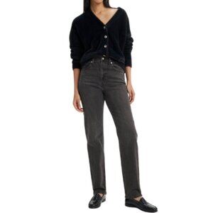 Levi's Womens 26 70s High Slim Straight Grey Wash Jeans